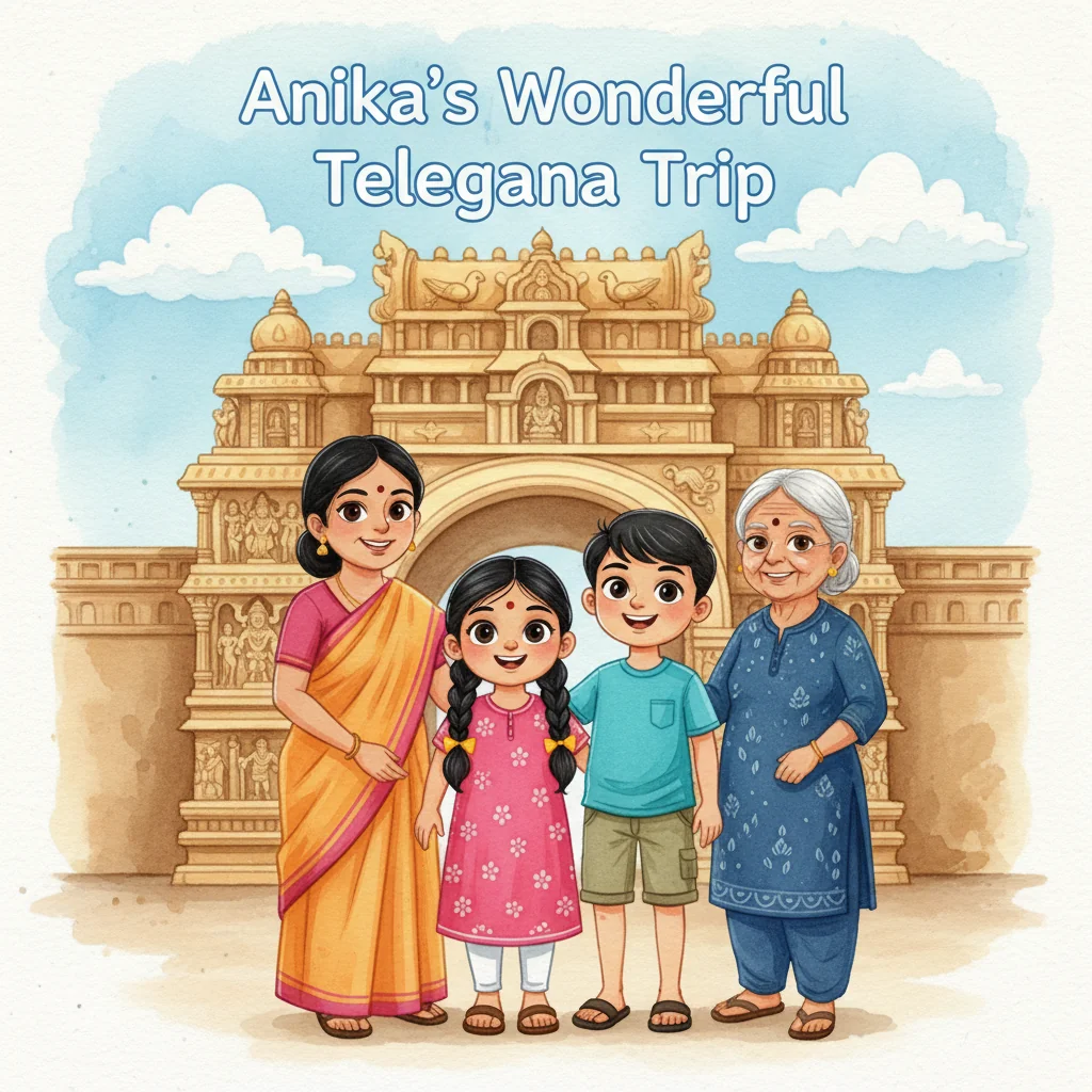 Cover of Anika's Wonderful Telangana Trip